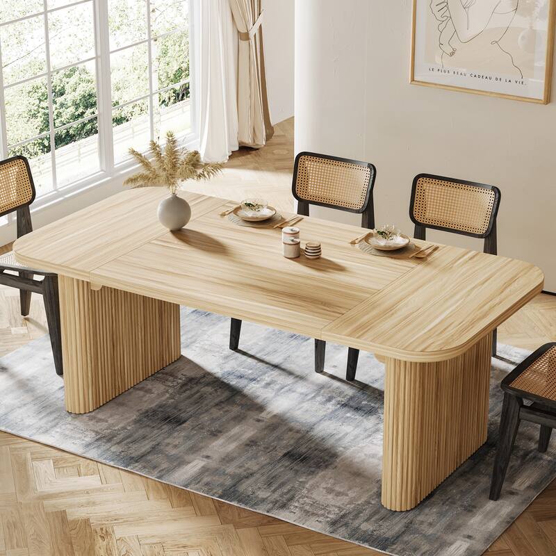 Wood Dining Table, Modern Kitchen Table, Dining Room Accent Table