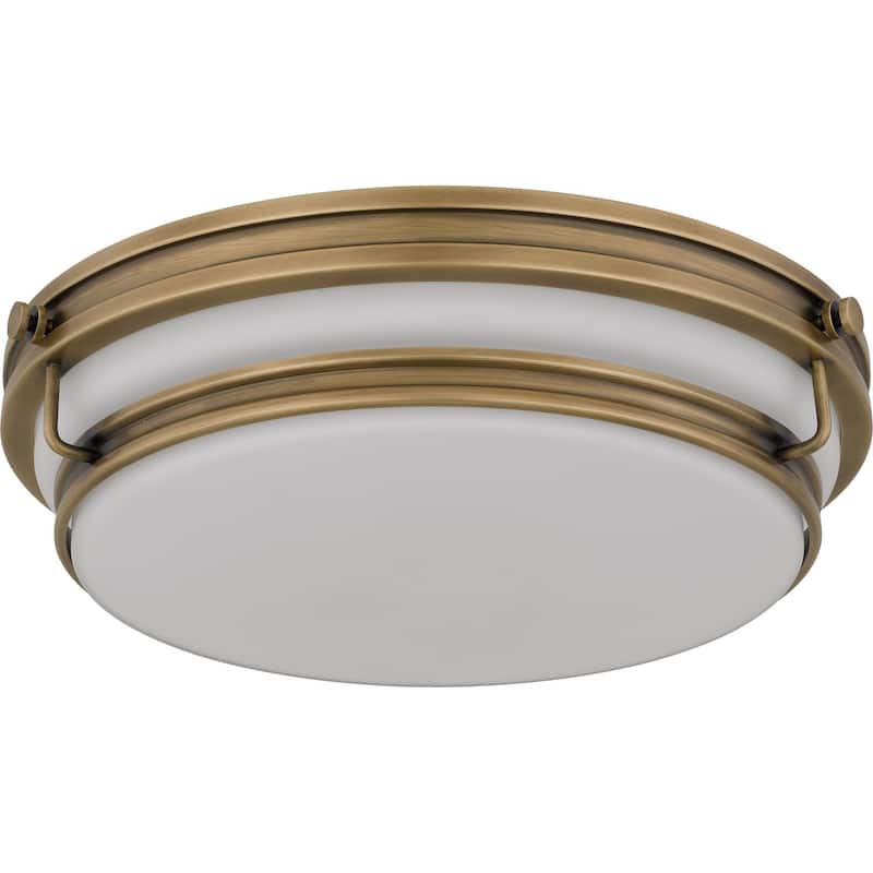 Grafton Flush Mount - Weathered Brass