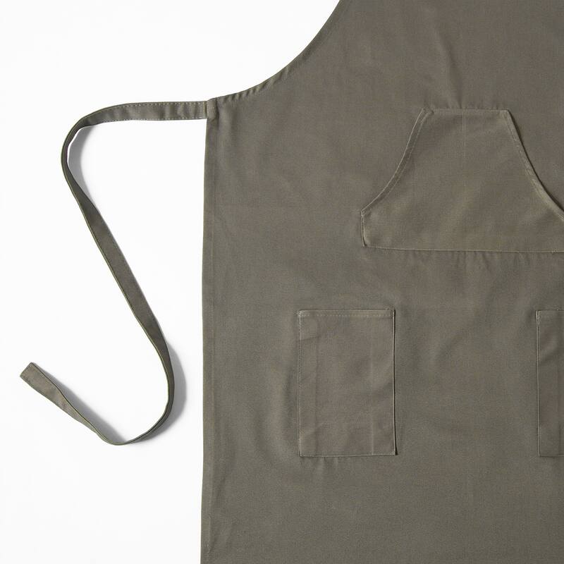 Exclusive Fabrics Solid Cotton Apron - 27 X 34