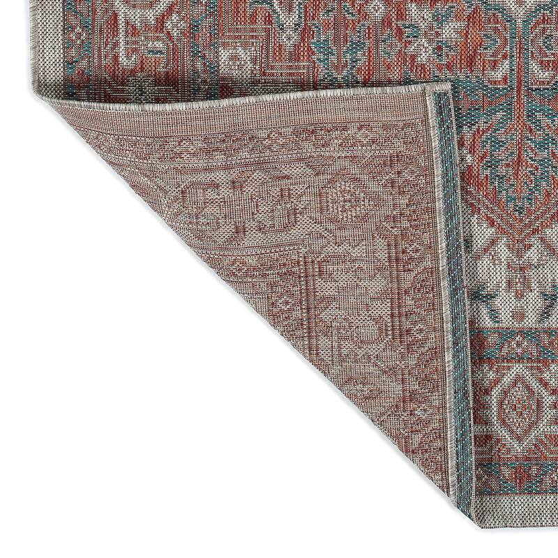 ARE01 Arelow Machine Made Flatweave Indoor - Outdoor Area Rug