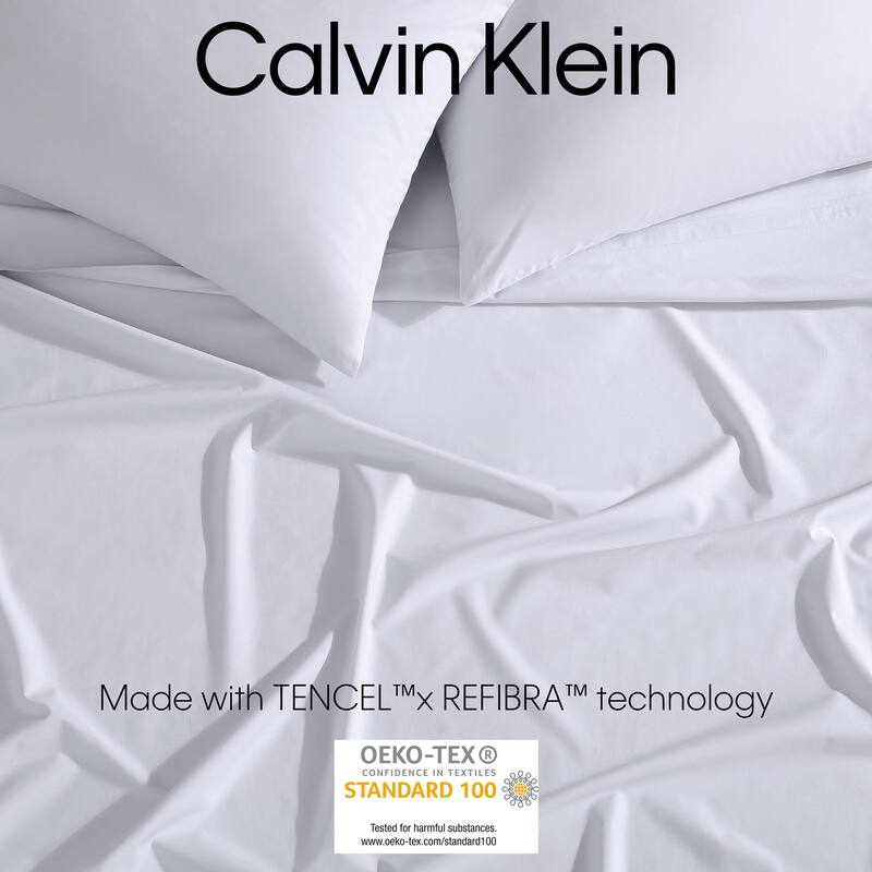 Calvin Klein Naturals Solid 4 Piece Sheet Set