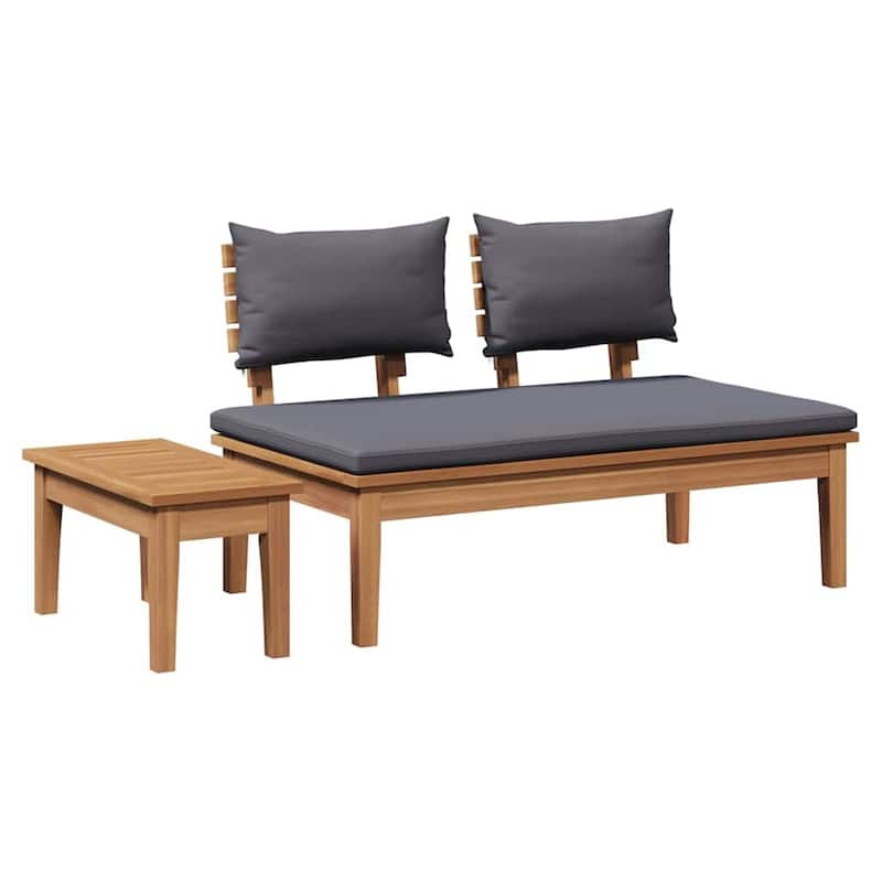 vidaXL Garden Bench Brown Solid Teak wood