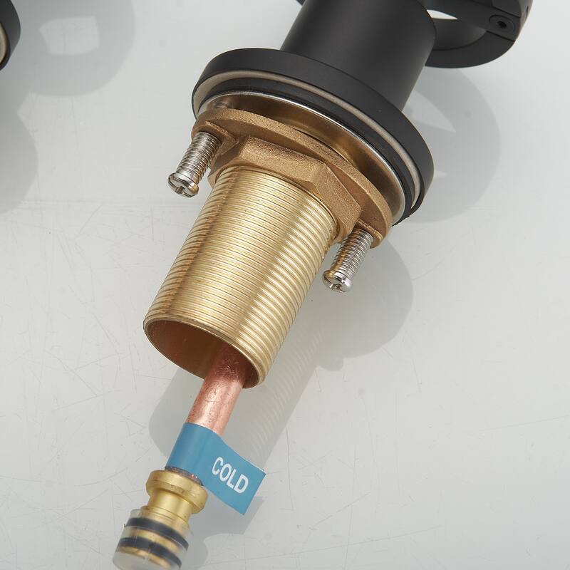 8 Inches Widespread Bathroom Faucet with Drain Kit