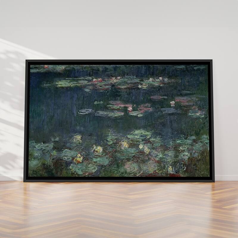 Large Wall Art, Framed Art, Modern Art, Plants, Botanical, by Claude Monet