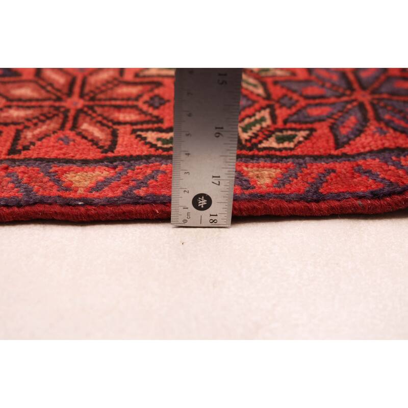 ECARPETGALLERY Hand-knotted Andelz Red Wool Rug - 3'5 x 6'8