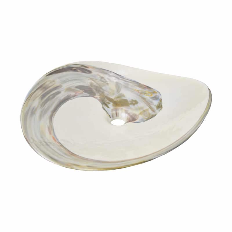 Sorrento Handmade Murano Glass Bathroom Sink - 20x17x5.25