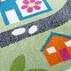 preview thumbnail 4 of 10, Sevita Whimsical Fairytale Green / Blue Kids Area Rug ( 4'8" Round ) - 4'8" Round