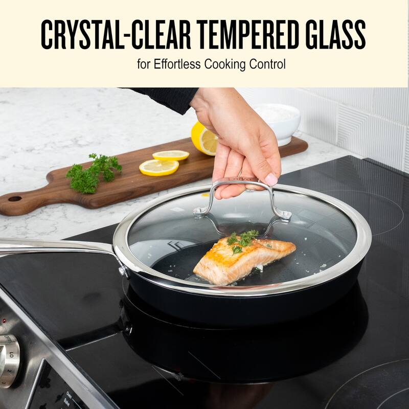 Alva Maestro Nonstick Ceramic Sauté Pan with Lid