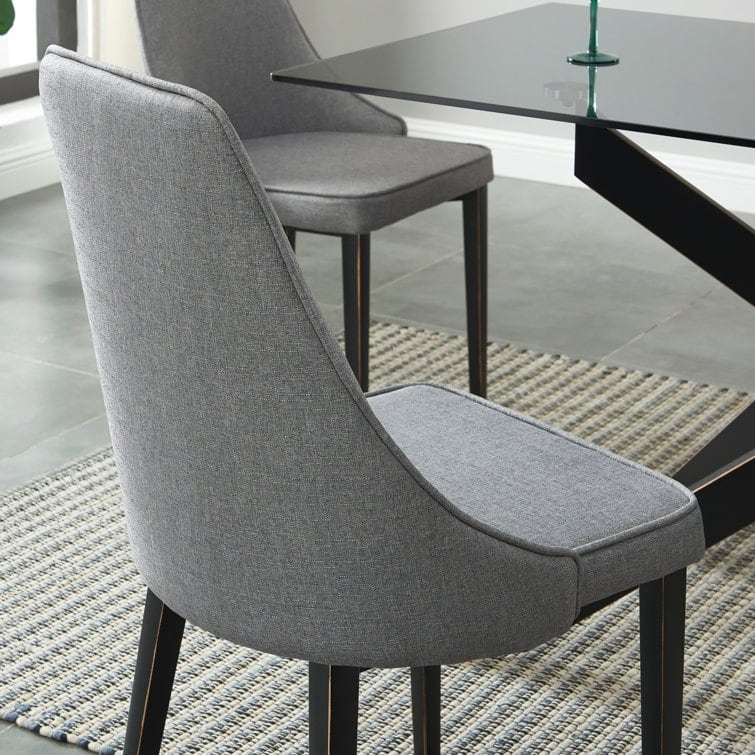 Pholstered Metal Side Chair (Set of 2)
