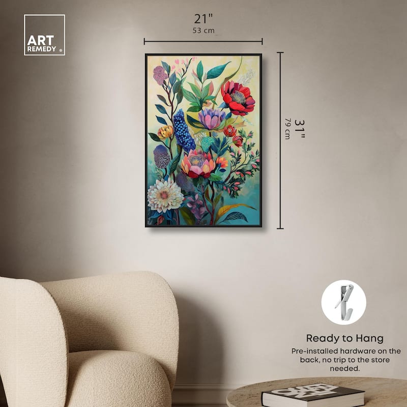 Exotic Bloom Medley II Canvas by Art Remedy