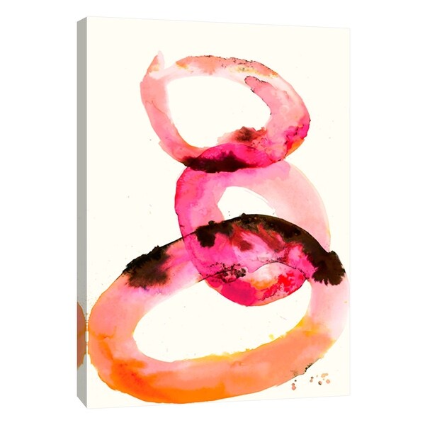 PTM Images 9-105529 PTM Canvas Collection 10" x 8" - "Watercolor Oval 2" Giclee Abstract Art Print on Canvas
