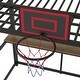 preview thumbnail 7 of 10, Industrial-Style Loft Bed with Basketball hoop, Twin Size Metal Loft Bed Frame with Built-in Desk and Shelf for Kids Boys Girls