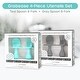preview thumbnail 2 of 6, Grabease Baby Spoons, Toddler & Baby Utensils, Toddler Silverware, 2 Sets, Teal and Gray