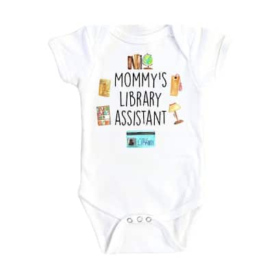 Librarian Mommy - Baby Boy Girl Clothes Infant Bodysuit Funny Cute Newborn 1A