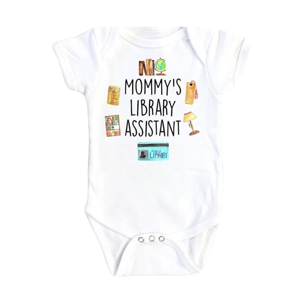 Librarian Mommy - Baby Boy Girl Clothes Infant Bodysuit Funny Cute Newborn 1A