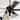 52" Industrial Matte Black Wood 3-Light Glass Ceiling Fan Chandelier with Remote