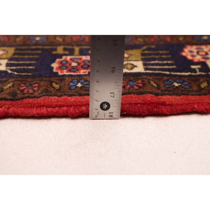 ECARPETGALLERY Hand-knotted Konya Anatolian Red Wool Rug - 3'1 x 4'4