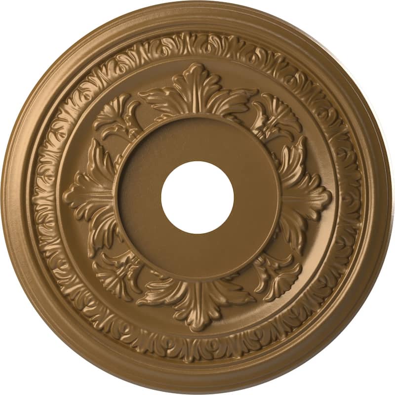 3 1/2" Inside Diameter - Baltimore Thermoformed PVC Ceiling Medallion