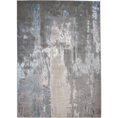 Grand Bazaar Aurelian Machine Made Abstract Modern Area Rug