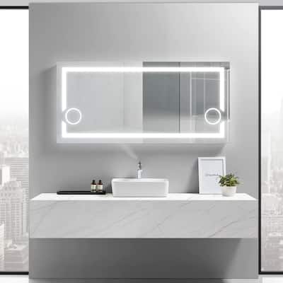 Modern Mirrors Gemini Lighted Bathroom Vanity Mirror - 28*60