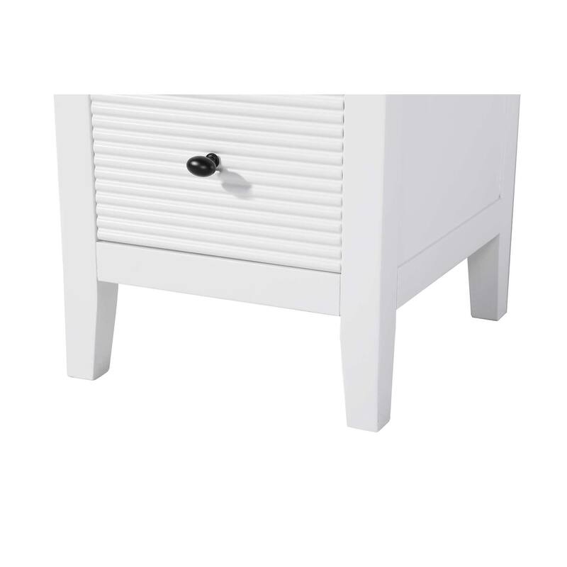 Kensington 16-28 Inch Open Shelving Bath Storage Cabinet