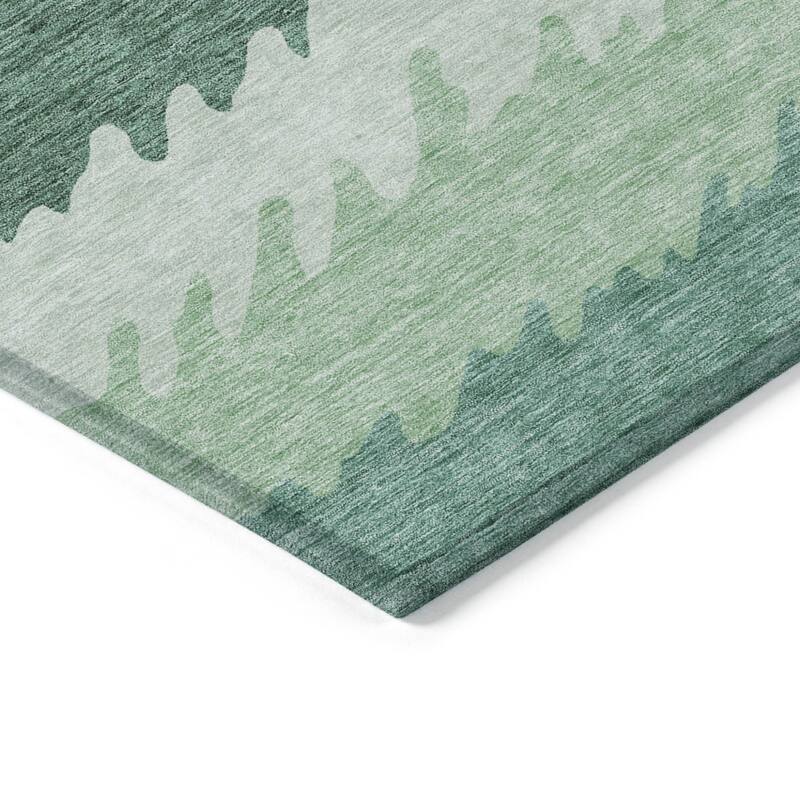 HomeRoots Striped Transitional Rectangle Outdoor Rug