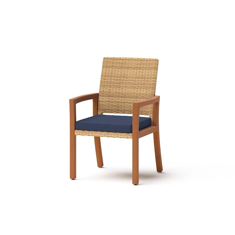 Mili 7 Piece Sunbrella Outdoor Patio Dining Set