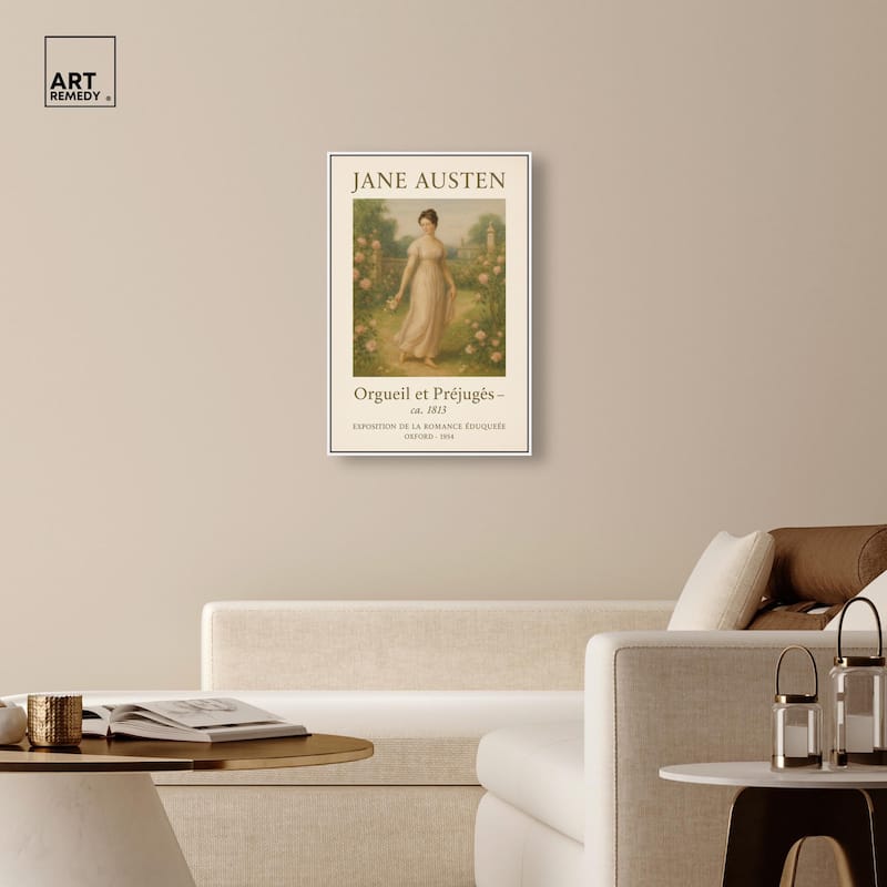 Lady in Austen's World Canvas by Art Remedy
