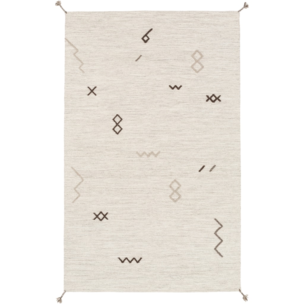 Livabliss Arguello Tribal Abstract Wool Handmade Area Rug - 5' x 8'