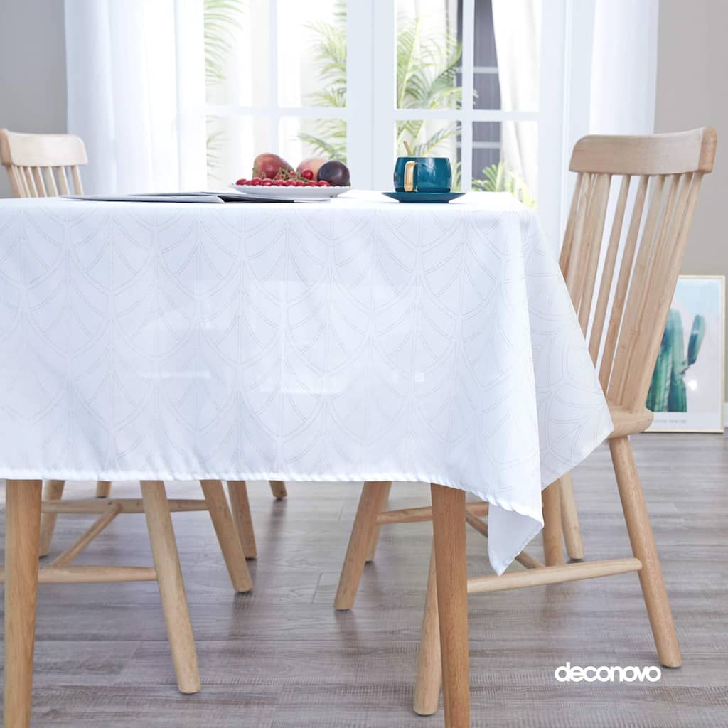 Sectors Pattern Tablecloth Printed Oxford Square Decorative Table Cloth