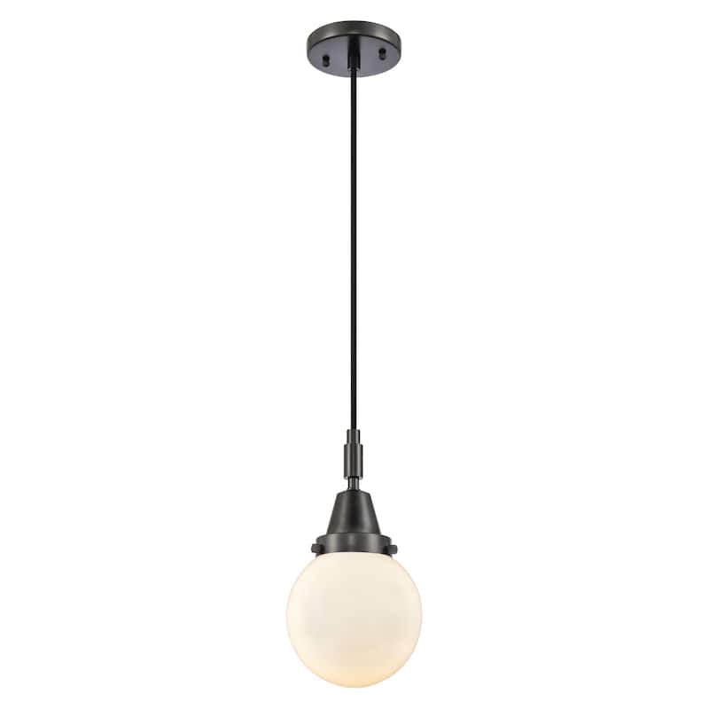 Innovations Lighting 447-1P-G201-6 Beacon 6" Wide Mini Pendant with