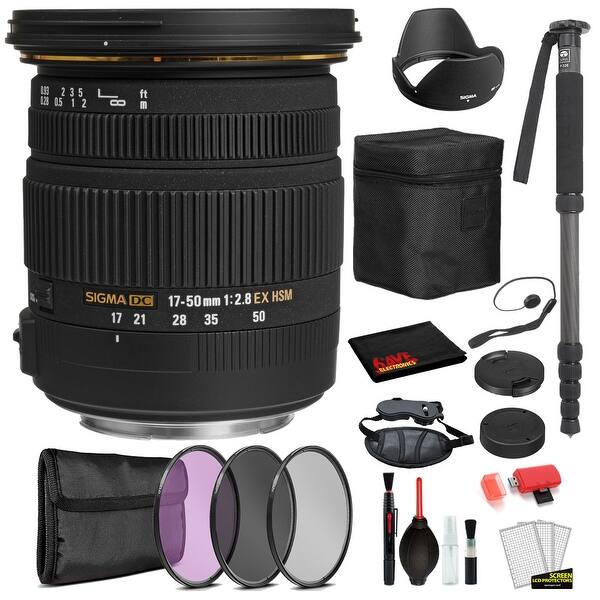 Sigma 17 50mm F 2 8 Ex Dc Os Hsm Lens For Nikon F 5306 With Bundle Overstock Sigma 17 50mm F 2 8 Ex Dc Os Hsm Lens For Nikon F 5306 With Bundle Overstock