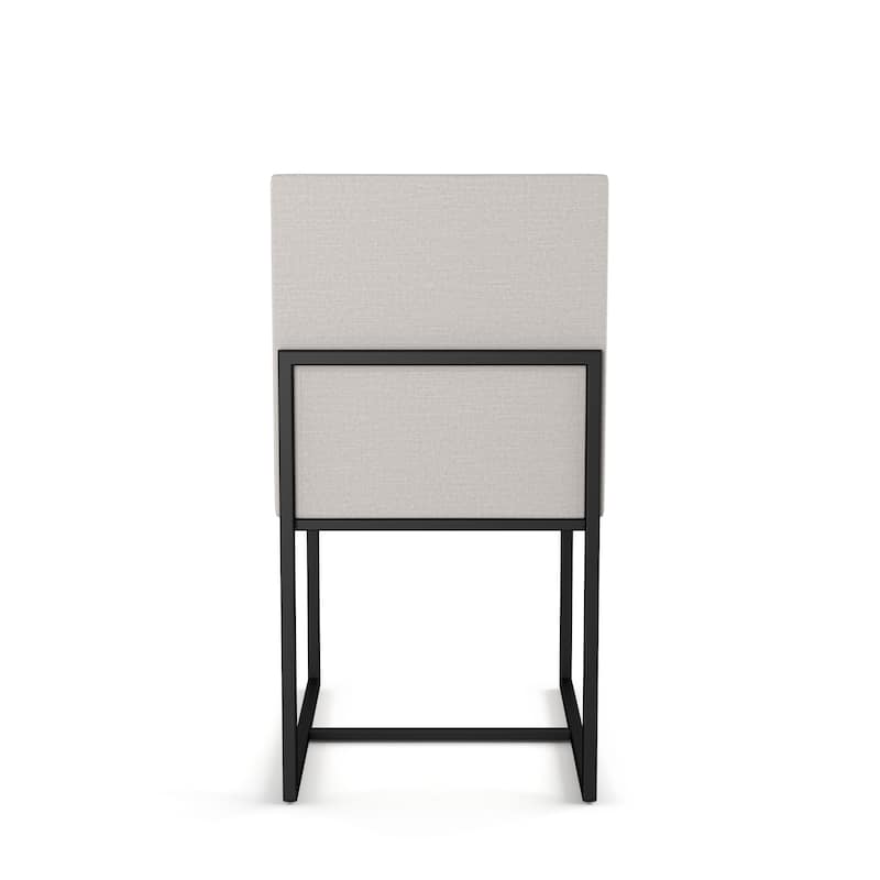 Amisco Derry Upholstered Dining Chair with Metal Legs