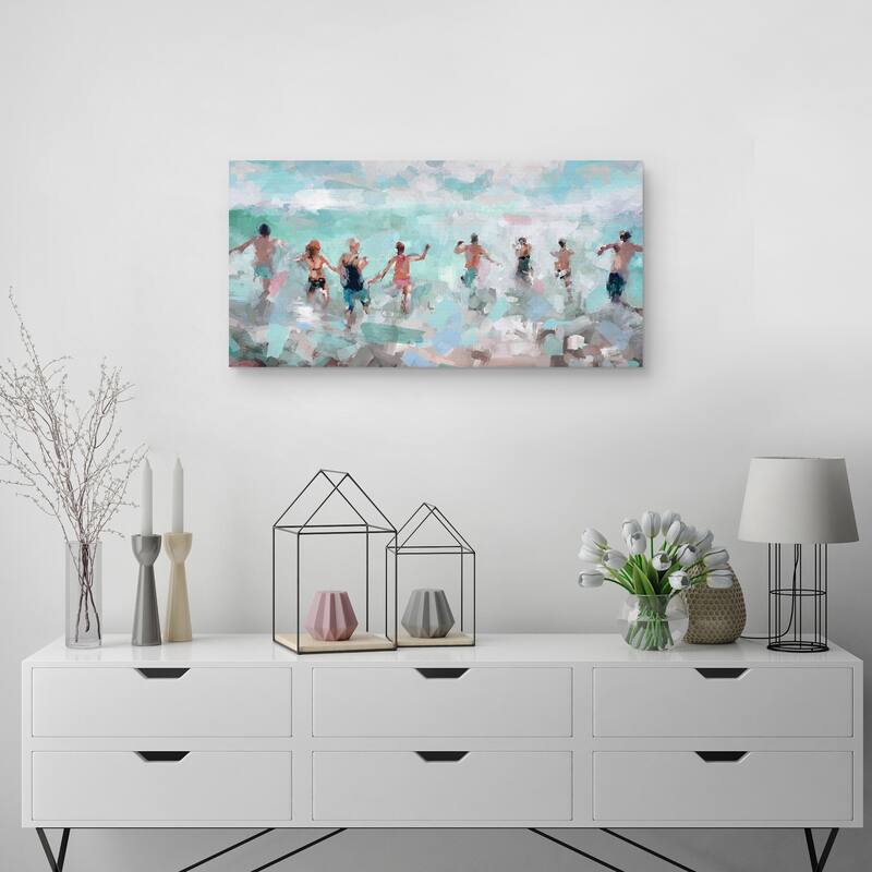 Splash Canvas Art Print