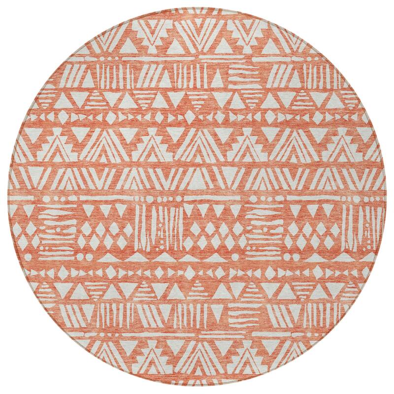 HomeRoots Southwestern Transitional Rectangle Outdoor Rug