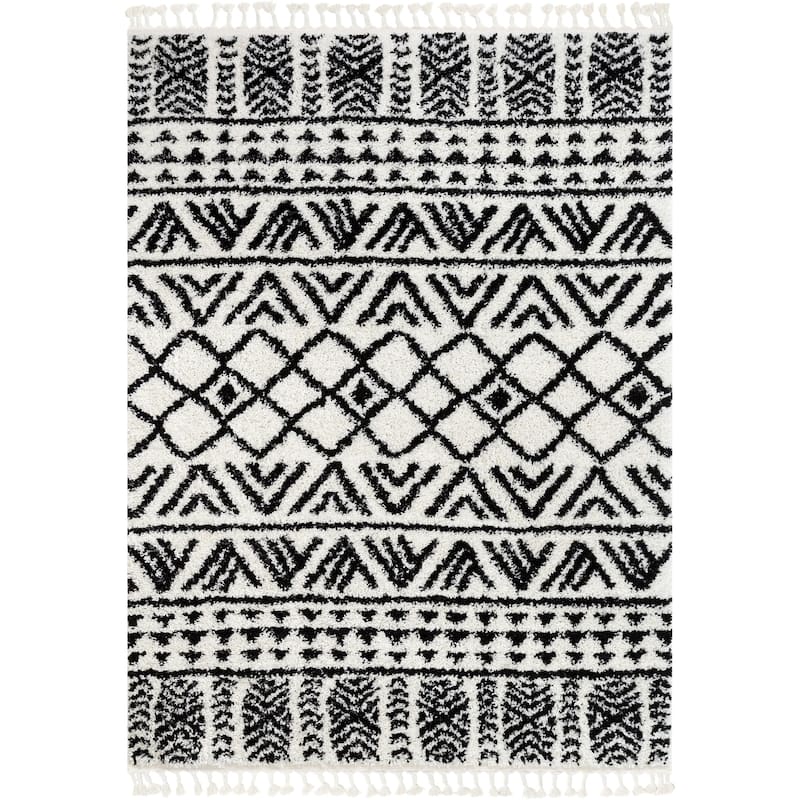 Well Woven Melody Tayanna Ethnic Modern Area Rug - 3' 11" x 5' 3" - Ivory - Rectangle