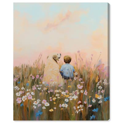 Sunset Companions Canvas by Art Remedy, Gallery Wrapped