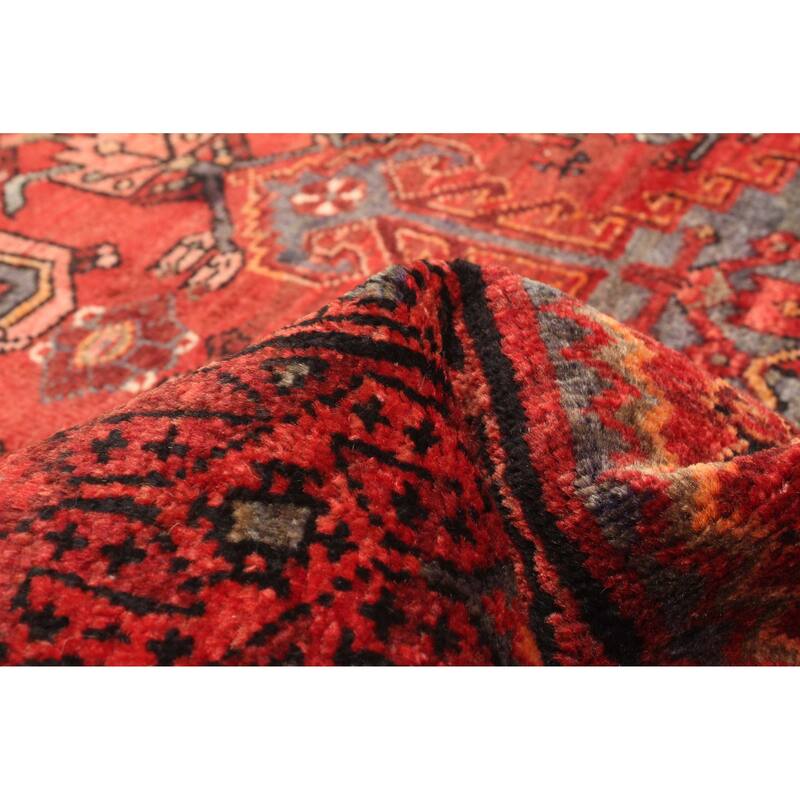 ECARPETGALLERY Hand-knotted Andelz Red Wool Rug - 3'10 x 6'4