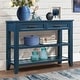 preview thumbnail 3 of 10, Console Table with 2 Drawers and 2 Tiers Shelves, Entryway Sofa Table Long Narrow Wood Console Table for Living Room Hallway