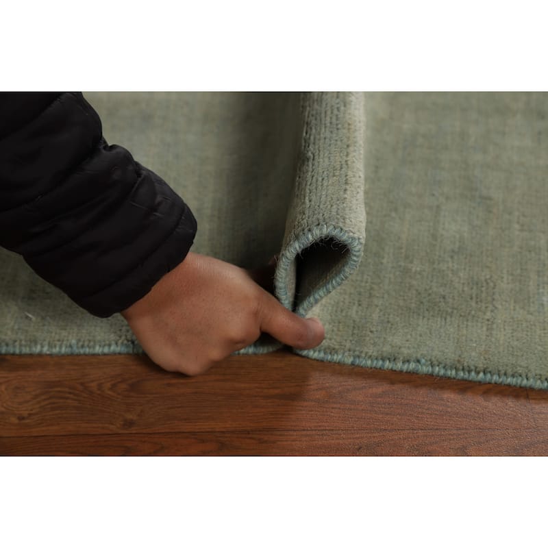 Gabbeh Modern Oriental Rug Hand-Knotted Wool Carpet - 5'0"x 6'5"