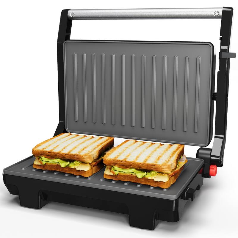 1000W Portable Panini Press Sandwich Maker