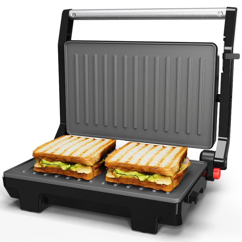 1000W Portable Panini Press Sandwich Maker