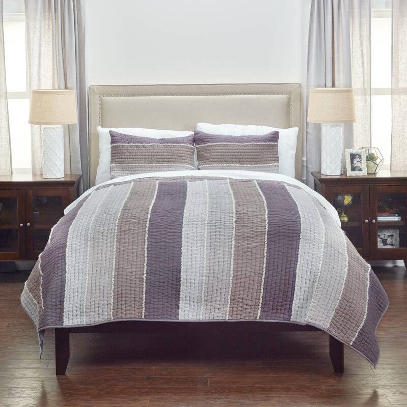 Olivia Grace Cotton Sham in Gray