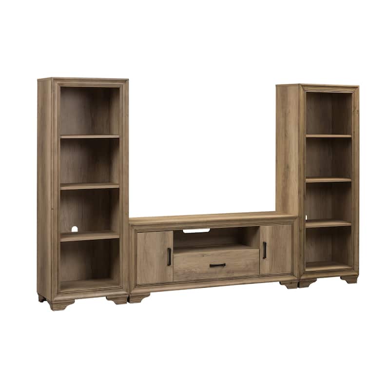 Sun Valley Sandstone Entertainment Center w Piers