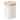 Yamazaki Home Ceramic Canister - Four Styles, Ceramic, Plain, 15.25 oz., 450 ml - L 3.74 x W 3.74 x H  4.53 inches