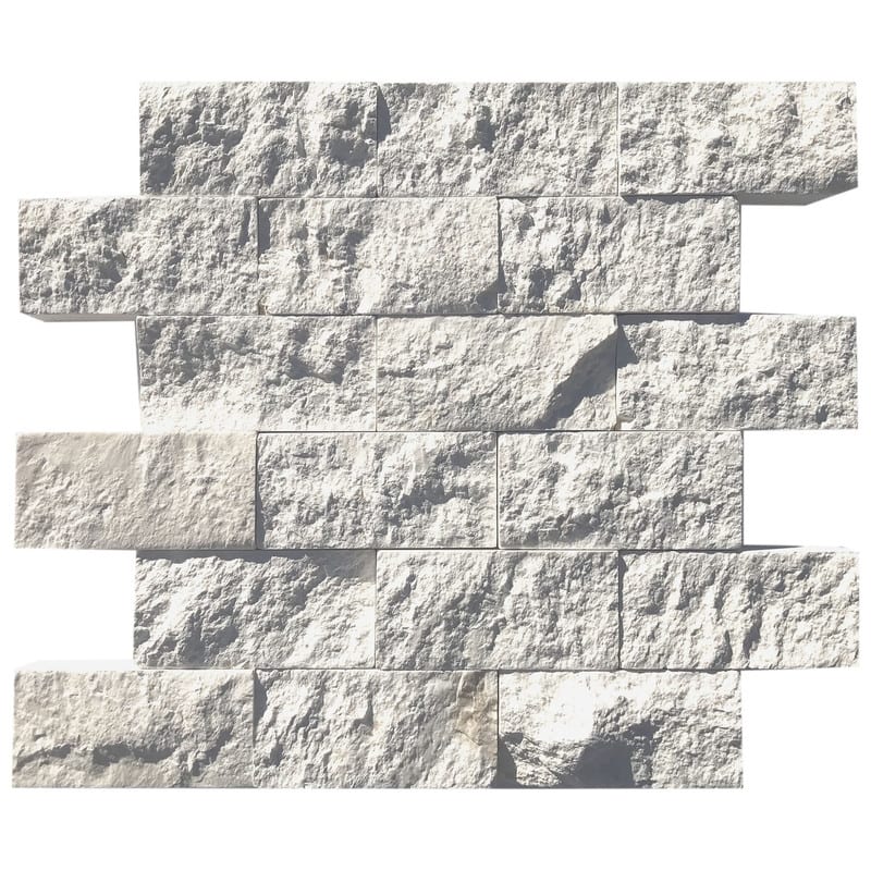 Fresca Limestone Split Face 2x4 Mosaic Tile