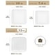 preview thumbnail 17 of 18, MALACASA Ivy Series Square Dinnerware Set