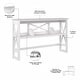 preview thumbnail 40 of 70, Key West 60W L Shaped Desk with Hutch by Bush Furniture