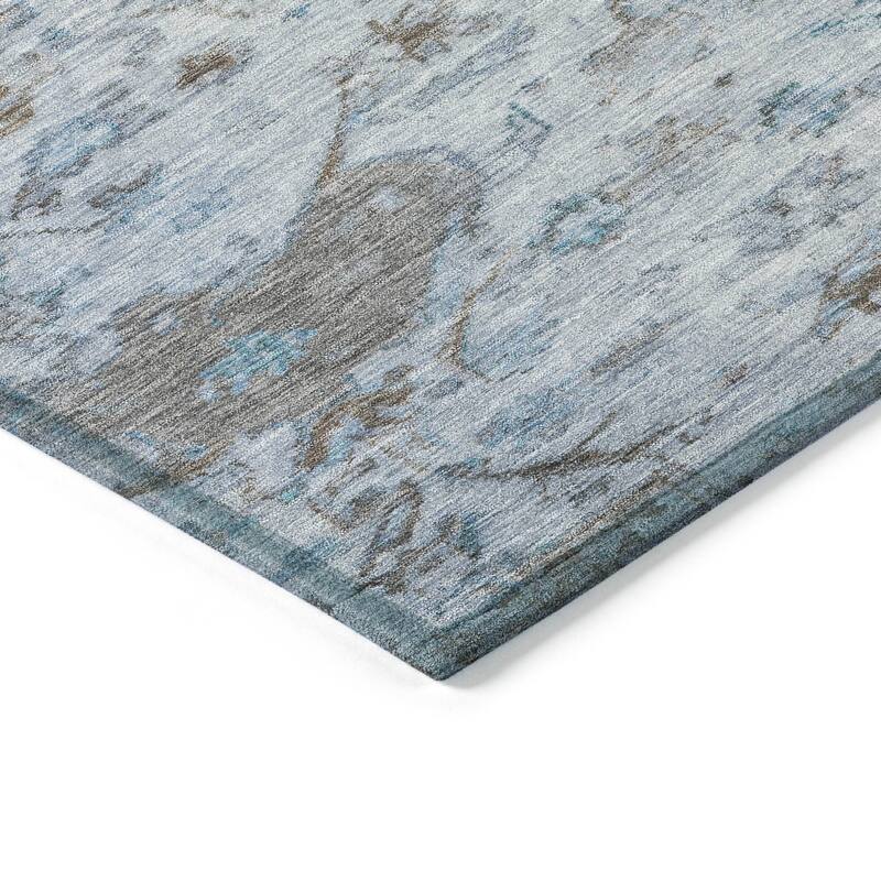 Machine Washable Indoor/ Outdoor Traditional Chelsea Chantille Rug