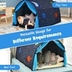 preview thumbnail 8 of 18, Kids Galaxy Starry Sky Dream Portable Play Tent with Double Net Curtain - 57" (L) x 40" (W) x 32.5" (H)